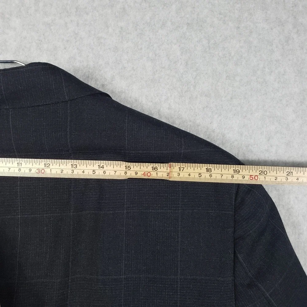 Hart Schaffner Marx Mens 44R‎ Gray Plaid 100% Wool Sport Coat Blazer Dillard's